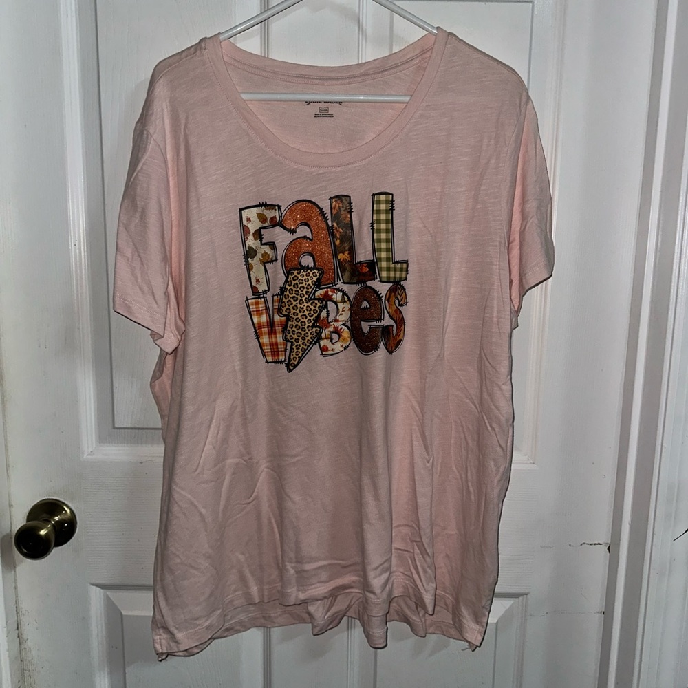 NWOT Handcrafted Fall Vibes Shirt XXXL